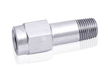 3/8" NPT Extension Silver Male To Female AF372-06S - Aeroflow