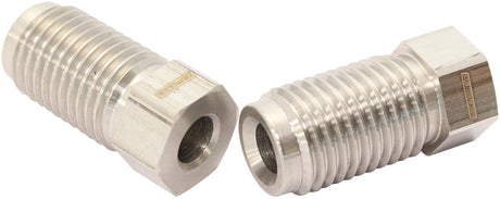 S/S Inverted Flare Tube Nut 3/16" Hard Line To 7/16"-20 AF374 - Aeroflow