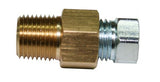 Universal Line Lock Brake Fitting, 1/8" NPT To 3/8-24 If AF375-02 - Aeroflow