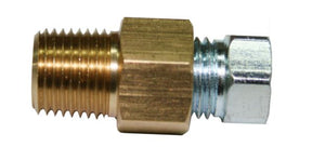 Universal Line Lock Brake Fitting, 1/8" NPT To 3/8-24 If AF375-02 - Aeroflow