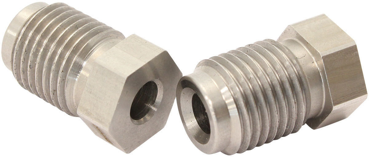 S/S Inverted Flare Tube Nut 3/16" Hard Line To M12 x 1.25 AF376 - Aeroflow