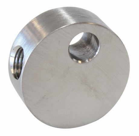 3/8"-24 Concave Tee With Mounttab 3 x Female 3/8"-24 Concave AF378 - Aeroflow