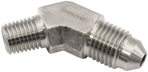 S/S 45 Deg 1/16" NPT To -3AN AF382-01 - Aeroflow