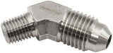 S/S 45 Deg 1/16" NPT To -4AN AF382-02 - Aeroflow
