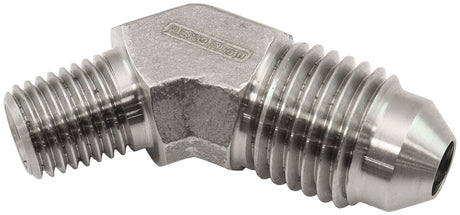 S/S 45 Deg 1/16" NPT To -4AN AF382-02 - Aeroflow