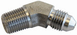 S/S 45 Deg 1/4" NPT To -3AN AF382-04-03 - Aeroflow