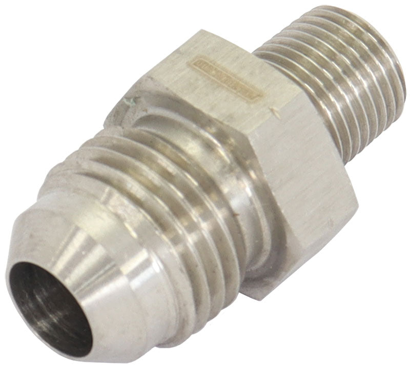 1/8" BSP To -6AN Straight Stainless Steel AF384-06 - Aeroflow