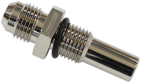 9/16"-18 Npsm Long To -6AN With Crush Washer Zinc Steel AF386-06L - Aeroflow