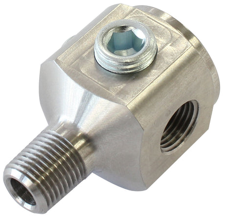 1/8" NPT Block Adapter 1 x Male To 5 x Female Tee S/S AF388-01 - Aeroflow