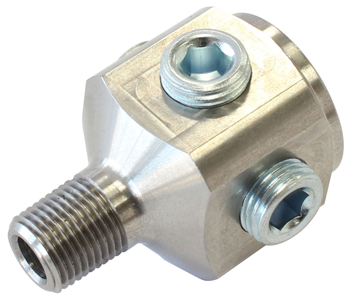 1/8" BSP To NPT Block Adapter 1 x Male To 5 x Female Tee AF388 - Aeroflow