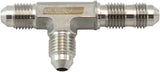 Stainless -4AN Bulkhead On Therun Tee Stainless Steel AF389-04 - Aeroflow