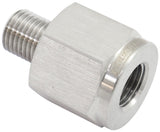 3/8"-24 Pipe Reducer Male To M10 x 1.0 Inverted Flare Brake AF391-03-M10SS - Aeroflow