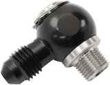 1/8" NPT Banjo Kit -4AN S/S Bolt Adapter Black Alloy AF392-04-02 - Aeroflow