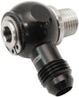 1/4" NPT Banjo Kit -6AN S/S Bolt Adapter Black Alloy AF392-06-04 - Aeroflow