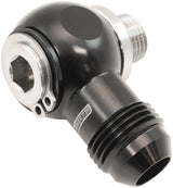 1/4" NPT Banjo Kit -8AN S/S Bolt Adapter Black Alloy AF392-08-04 - Aeroflow