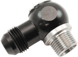 3/8" NPT Banjo Kit -8AN S/S Bolt Adapter Black Alloy AF392-08-06 - Aeroflow