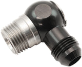 1/2" NPT Banjo Kit -8AN S/S Bolt Adapter Black Alloy AF392-08-08 - Aeroflow