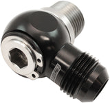 1/2" NPT Banjo Kit -10AN S/S Bolt Adapter Black Alloy AF392-10-08 - Aeroflow