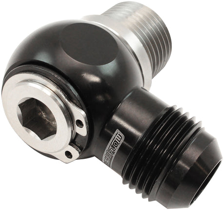 1/2" NPT Banjo Kit -10AN S/S Bolt Adapter Black Alloy AF392-10-08 - Aeroflow