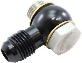 1/4" Npsm Short Banjo Kit -6AN S/S 4L80E Trans Fitting Singlealloy AF398-06 - Aeroflow