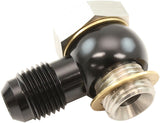 9/16 Npsm Short Banjo Kit -6AN S/S 4L80E Trans Fitting 9/16-18 Alloy AF399-06 - Aeroflow