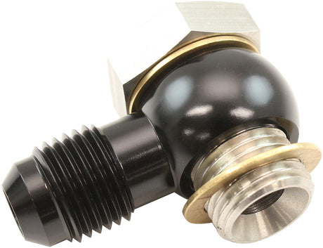 9/16 Npsm Short Banjo Kit -6AN S/S 4L80E Trans Fitting 9/16-18 Alloy AF399-06 - Aeroflow