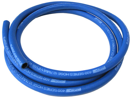 Blue Push Lock Hose -4 (1/4") 1M Rubber 6.4mm ID 12.0mm OD AF400-04-1M - Aeroflow