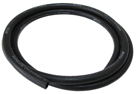Black Push Lock Hose -12 3/4"7.5M Rubber 19mm ID 26mm OD AF400-12-7.5MBLK - Aeroflow