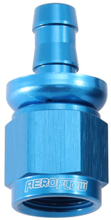 -6AN To 5/16" Barb Straight Full Flow Push Lock Blue AF401-06-05 - Aeroflow