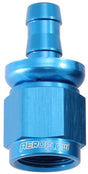 -6AN To 5/16" Barb Straight Full Flow Push Lock Blue AF401-06-05 - Aeroflow