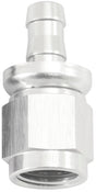 -6AN To 5/16" Barb Straight Full Flow Push Lock Silver AF401-06-05S - Aeroflow