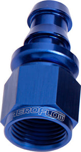 Straight Push Lock End -6AN Blue No Clamp Required 25pk AF401-06-25 - Aeroflow