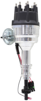 Ford 302 351C 429 460 Ready To Run, Vac Advance Black Cap Dist - AF4010-8350 Blk AF4010-8350BLK - Aeroflow