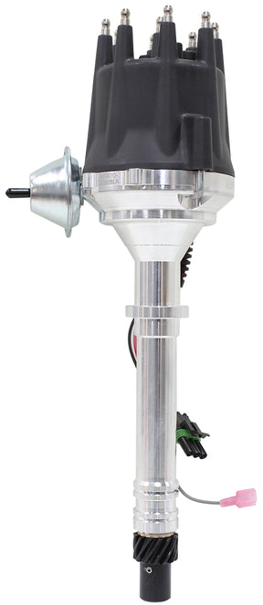 SB BB Chev Ready To Run Dist Vac Advance Black Cap SBC BBC AF4010-8360BLK - Aeroflow