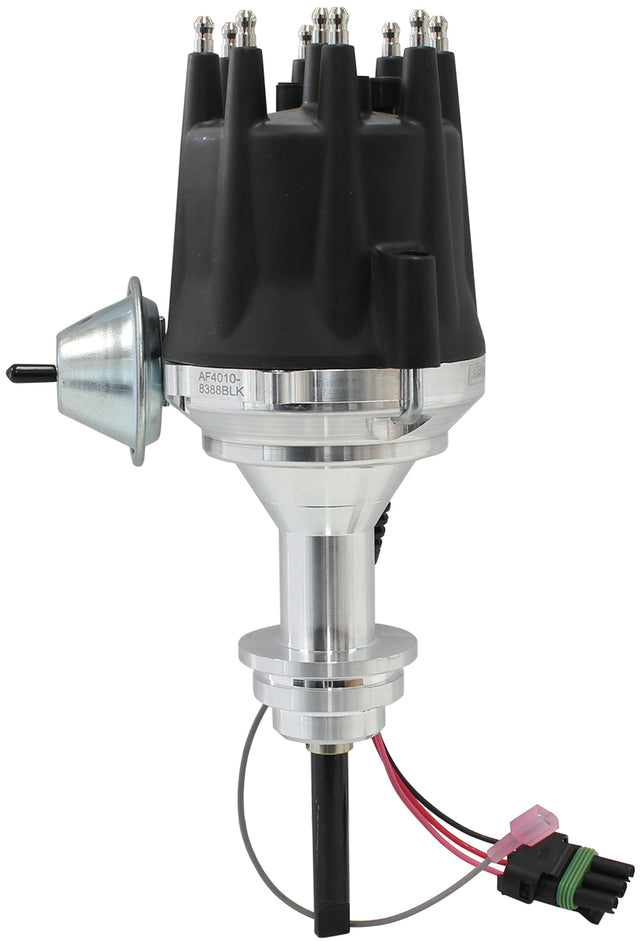 SB Chrysler 318 Ready To Run Vac Advance Black Cap Dist 340 AF4010-8388BLK - Aeroflow