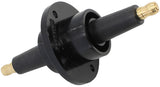 Firewall Feed Through - Black Chassis Mount - Feed Coil Wire AF4020-8212 - Aeroflow