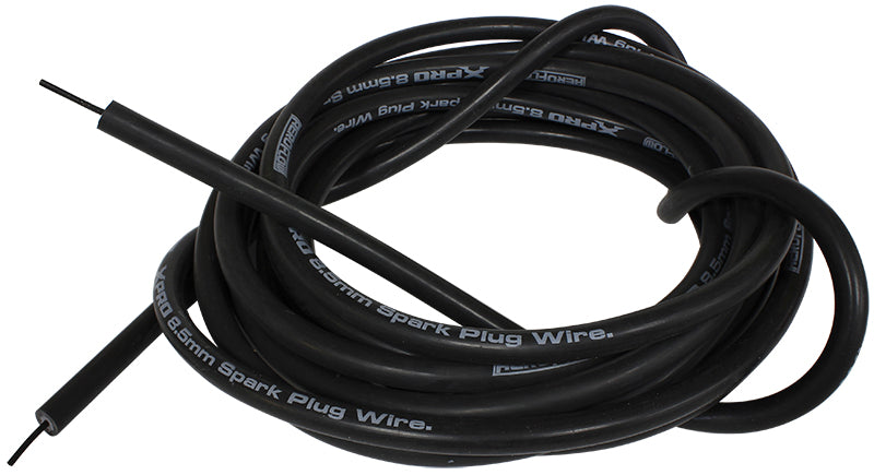 Ignition Wire Per Metre Black Spirol Core Wire 1M AF4030-0001 - Aeroflow