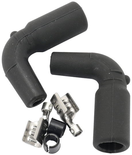 Coil Boots & Term LS (2 Pack) 90 Deg. 2 Boots & 2 Terminals AF4030-3303 - Aeroflow