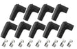 9 x Spark Plug Boots, Terminals 90 Deg. 9 Boots & 9 Terminals AF4030-8850 - Aeroflow