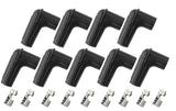 9 x Spark Plug Boots, Terminals 90 Deg. 9 Boots & 9 Terminals AF4030-8850 - Aeroflow