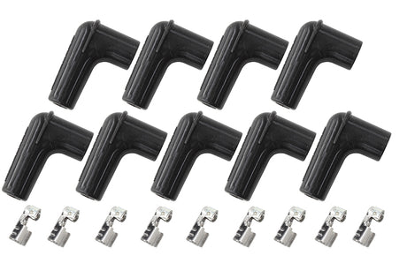9 x Spark Plug Boots, Terminals 90 Deg. 9 Boots & 9 Terminals AF4030-8850 - Aeroflow