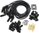 Ceramic Univ 135 Deg Lead Set Black 135 Plug Ends Std HEI V8 AF4038-31333C - Aeroflow
