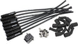 Ceramic GM LS Universal Spark Plug Lead Set Black LS1 LS2 AF4038-32073C - Aeroflow