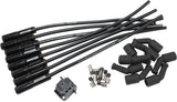 Ceramic GM LS Universal Spark Plug Lead Set Black LS1 LS2 AF4038-32073C - Aeroflow