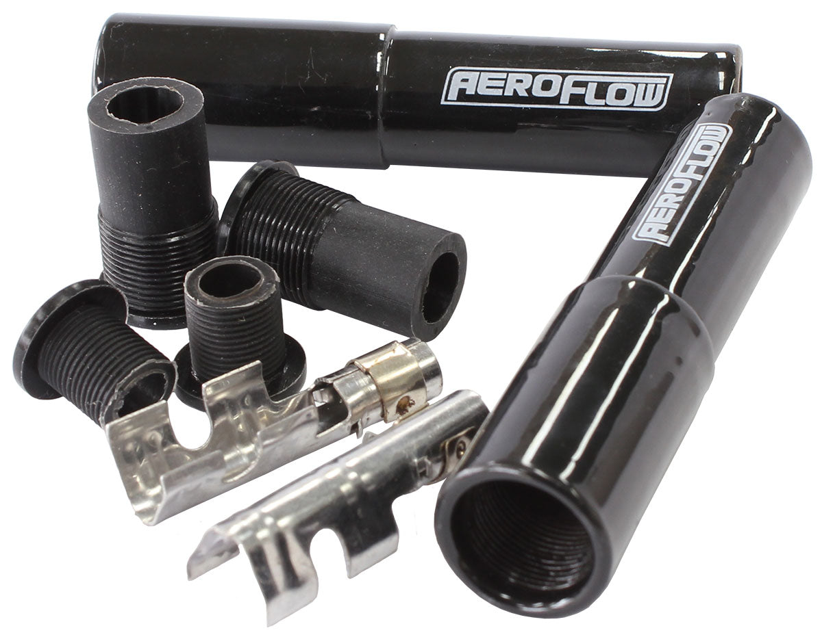 Ceramic Straight Boots & Terminals 2 Boots & 2 Terminals Straight AF4038-3301C-2 - Aeroflow