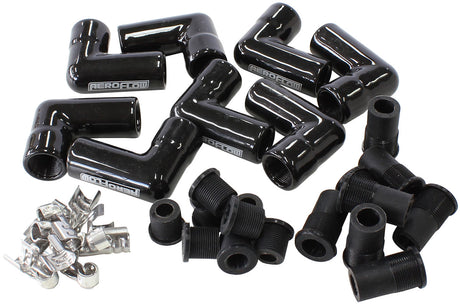 Ceramic 90 Boots & Terminals 8 Boots & 8 Terminals 90 Deg Re AF4038-3311C-8 - Aeroflow