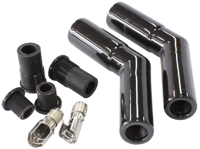 Ceramic 135 Boots & Terminals 2 Boots & 2 Terminals 135 Deg R AF4038-3333C-2 - Aeroflow