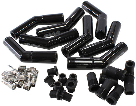 Ceramic 135 Boots & Terminals 8 Boots & 8 Terminals 135 Deg R AF4038-3333C-8 - Aeroflow