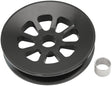 Large Alternator Pulley Chev Ford Ac Delco Oe Style Black AF4080-0000BLK - Aeroflow
