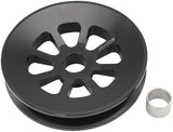 Large Alternator Pulley Chev Ford Ac Delco Oe Style Black AF4080-0000BLK - Aeroflow